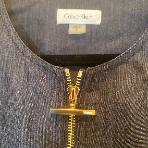 Calvin Klein Women’s Sleeveless Dress with Zipper Front - Picture 3 of 10